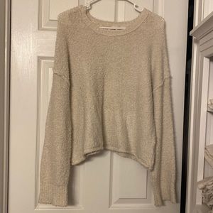 Cream colored sweater size L
